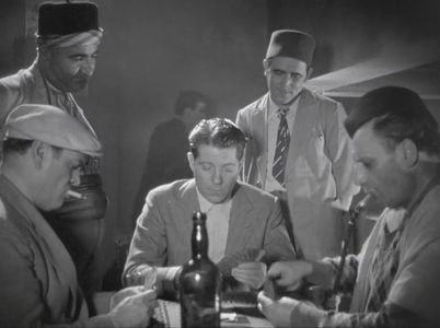 Fernand Charpin, Saturnin Fabre, Jean Gabin, Gabriel Gabrio, and Lucas Gridoux in Pépé le Moko (1937)
