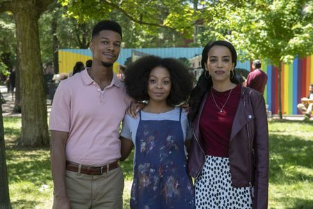 Brendan Jeffers, Bresha Webb, and Getenesh Berhe in Song & Story: Amazing Grace (2021)