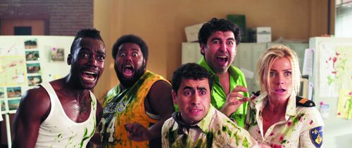 Mimoun Ouled Radi, Yahya Gaier, Gigi Ravelli, Sergio Hasselbaink, and Uriah Arnhem in Kill Zombie! (2012)