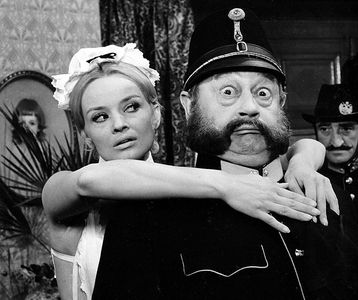 Jana Brejchová, Karel Effa, and Josef Hlinomaz in I Killed Einstein, Gentlemen (1970)