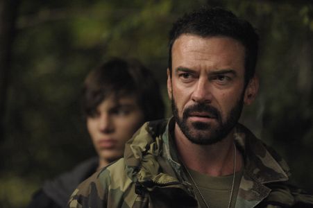 Alan Van Sprang and Devon Bostick in Survival of the Dead (2009)