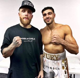 Tommy Fury and Jake Paul in BT Sport Fight Night Live: 8 Rounds Cruiserweight: Jake Paul vs. Tommy Fury (2023)