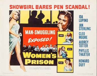 Jan Sterling, Ida Lupino, Cleo Moore, and Phyllis Thaxter in Women's Prison (1955)