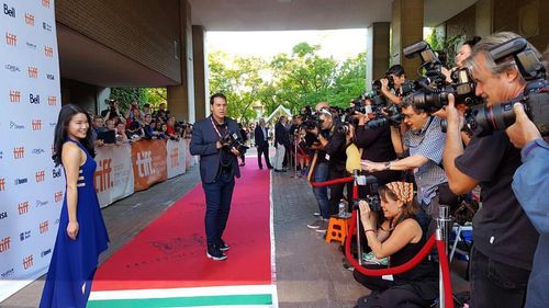World Premiere for (re)Assignment at Toronto International Film Festival 2016. Caroline Chan plays Ting Li.