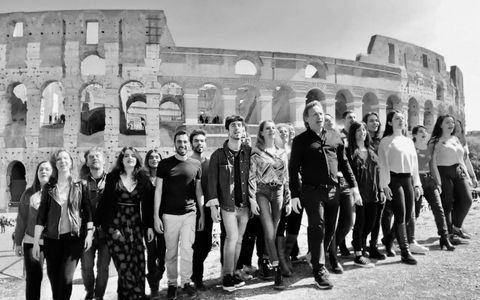 Singing and Filming we are the world video!
