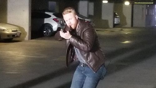 On the set of 