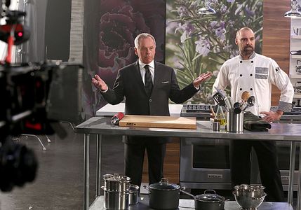 Wolfgang Puck, Matthew Holmes, and Curtis LeBlanc in CSI: Crime Scene Investigation (2000)