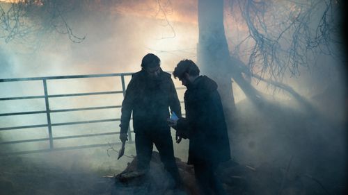 Michael Patric & Director Ciarán Hickey = Callus