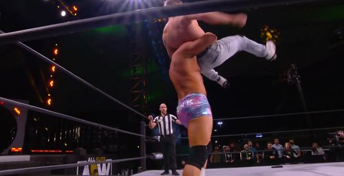 James Cipperly and Ryan Nemeth in AEW Dark: Elevation (2021)
