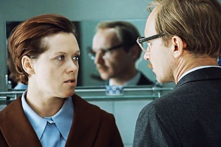 Alisa Freyndlikh and Andrey Myagkov in Office Romance (1977)
