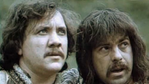 Bogdan Benyuk and Vladimir Abazopulo in Kaminna dusha (1989)