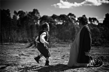 Kieran on set of 