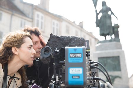 O'ar Pali, Remy Bazerque on set still from 'We Are Tourists'