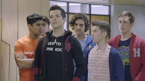 Guido Pennelli, Lucas Minuzzi, Paulo Sánchez Lima, Fausto Bengoechea, Federico J. Gurruchaga, and Juan Francisco Cabrera