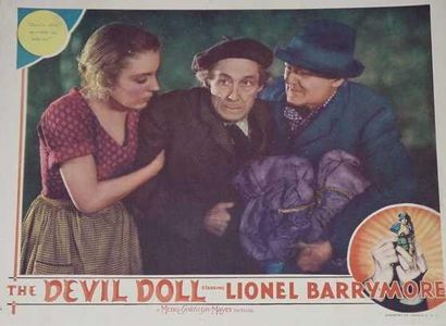 Lionel Barrymore, Grace Ford, and Henry B. Walthall in The Devil-Doll (1936)