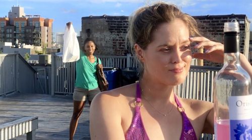 Hollis Fox and Krystle Adams in Blackout Cake