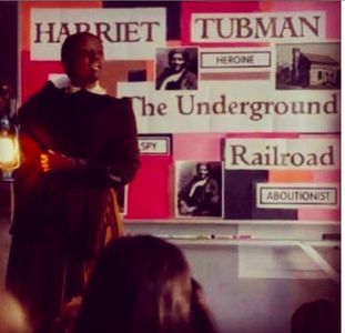 as Harriet Tubman on Blackish
