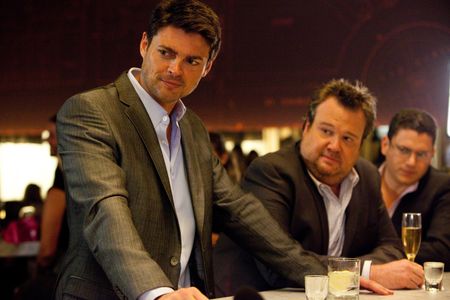 Wentworth Miller, Eric Stonestreet, Karl Urban, and Erik Van Looy in The Loft (2014)