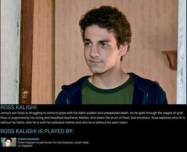 Ehren plays Ross on 
