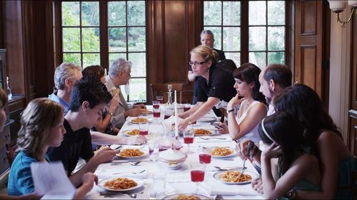 Dylan Bremner, Michael Scimeca, Rachel Yehuda (as Maria the Maid),Caroline Avery Granger, and Robert Maniscalco in 