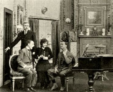 Mary Fuller and Barry O'Moore in The Dumb Wooing (1912)