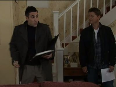 Reece Dinsdale and Greg Wood in Coronation Street (1960)