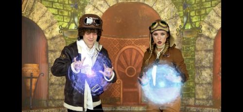 Parker Russell and Erica Juliet in The Super Pops (2019)