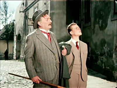 Eduard Cupák and Jirí Plachý in Mesíc nad rekou (1953)