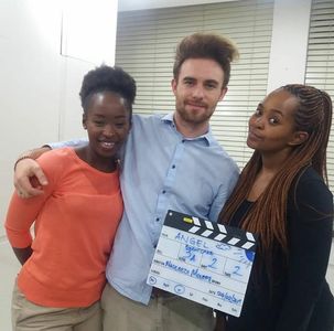 On set of Angel by Nasebedi Molefi