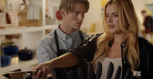Bella Thorne and Nico Greetham in American Horror Stories (2021)
