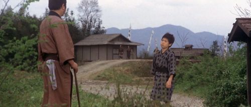 Shintarô Katsu and Masanori Machida in Zatoichi's Vengeance (1966)