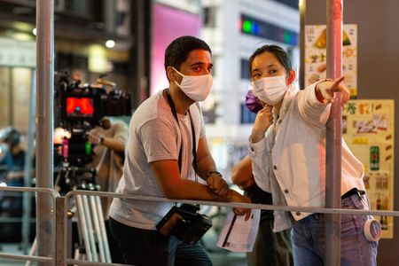 Directing a commercial in Hong Kong