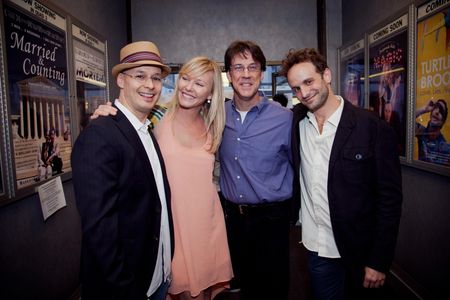 (L-R) Stephen Mosher, Kelli Giddish, Pat Dwyer & Nick Mills Attending the New York Premier of Married And Counting.