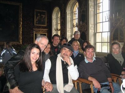 On the set of 
