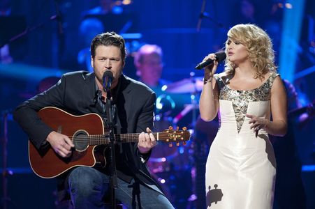 Miranda Lambert and Blake Shelton in Blake Shelton's Not So Family Christmas (2012)