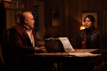 Vincent D'Onofrio and Alaqua Cox in Echo (2023)