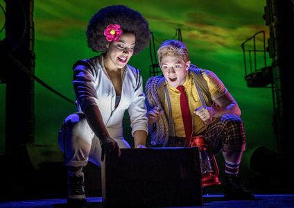 As Sandy Cheeks on Broadway in SpongeBob SquarePants The Musical with Ethan Slater