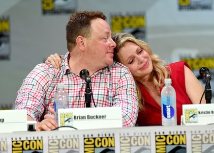 Kristin Bauer van Straten and Brian Buckner at an event for True Blood (2008)