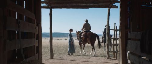 Ashley Zukerman, Caitlin Gerard, and Dylan McTee in The Wind (2018)