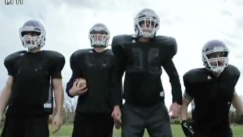 Still of Matthew Andrews, far left, in Oh My English!: Hello America (2014)