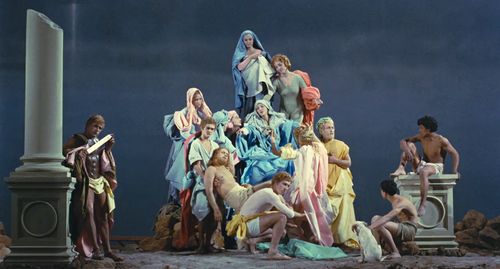 Edmonda Aldini, Laura Betti, Ettore Garofolo, and Tomas Milian in Ro.Go.Pa.G. (1963)