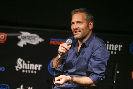 Hans Herbots at an event for The Treatment (2014)