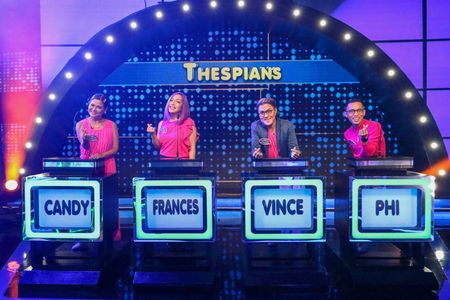 Candy Pangilinan, Frances Ignacio, Vincent De Jesus, and Phi Palmos in Family Feud Philippines (2022)
