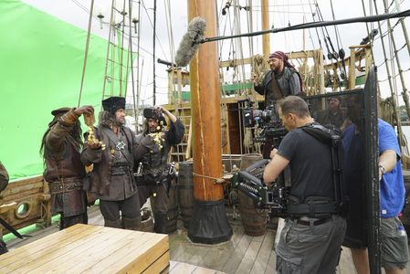 Hugh Bonneville and Martin Collins in Galavant (2015)