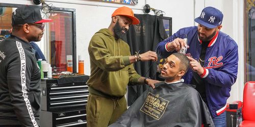 Killer Mike, The Kid Mero, and Desus Nice in Desus & Mero: Woke Switcheroo (2020)