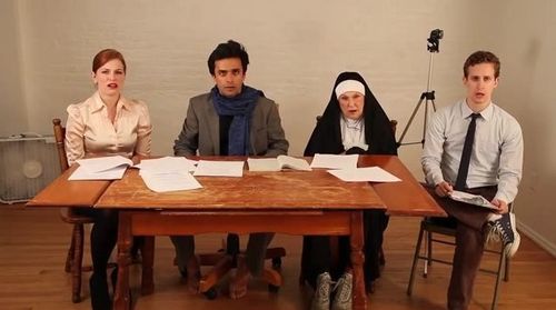 Mary Ellen Ashley, Alex Wyse, Nick Choksi, and Lauren Lukacek in Fifty Grades of Shay (2012)