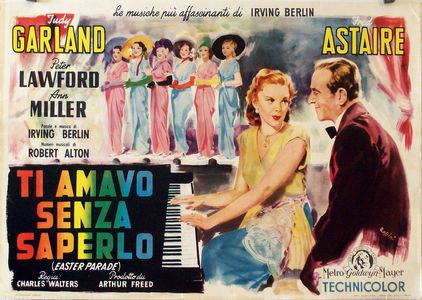 Fred Astaire, Judy Garland, Lola Albright, Shirley Ballard, Dolores Donlon, Patricia Edwards, Marjorie Jackson, and Ruth