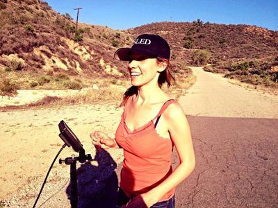 On-set, directing 
