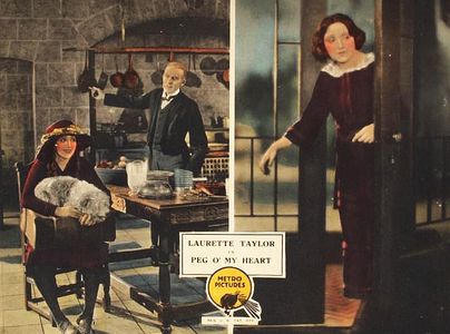 Fred Huntley, Laurette Taylor, Ethel Grey Terry, and Mike the Dog in Peg o' My Heart (1922)