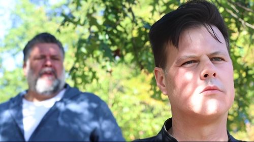 Still of Kevin O'Sullivan and James Andrew O'Connor in The Plan